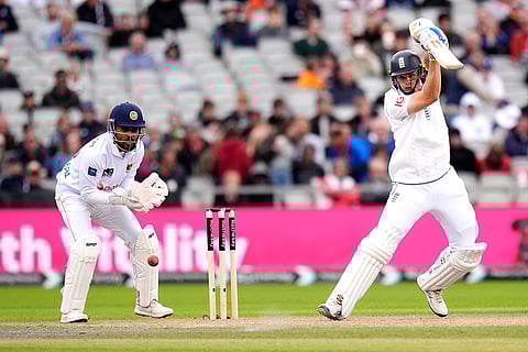 England vs Sri Lanka 1st Test Day 2: England's Jamie Smith in action against Sri Lanka